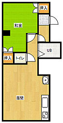 パーソナルハイツ 3階1LDKの間取り