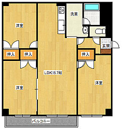 間取図画像 3LDK