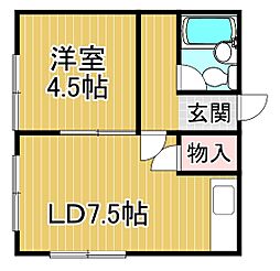 間取図画像 1DK