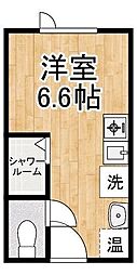 望 ワンルームの間取図画像