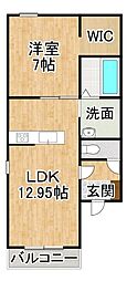 Dolce AnitaI 1LDKの間取図画像