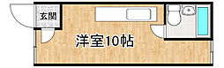 サクラメント ワンルームの間取図画像