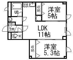 物件の間取り