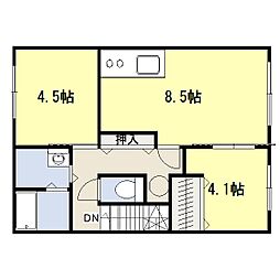 La・fleur2 2DKの間取図画像