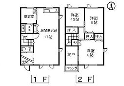 ノースファイブ2 3DKの間取図画像