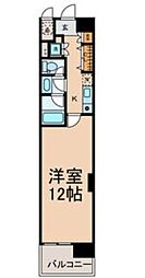 CASAα名駅南 5階1Kの間取り