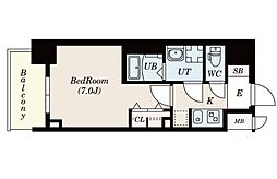 S-RESIDENCE名駅North 3階1Kの間取り