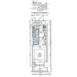 エステムコート名古屋今池アーバンゲート 1Kの間取図画像