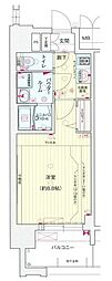 プレサンスTHE栄 1Kの間取図画像