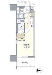 名古屋市北区平安1丁目マンション 1Kの間取図画像