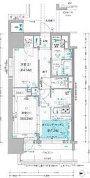 プレサンスロジェ名古屋駅前 2DKの間取図画像