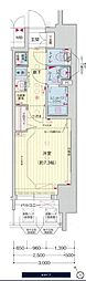 プレサンス新栄リベラ 1Kの間取図画像