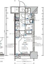 ディアレイシャス名古屋大須通 1Kの間取図画像