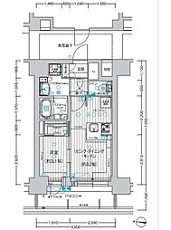 プレサンスレイズ鶴舞公園 1LDKの間取図画像