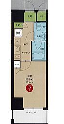 エルザビル名古屋駅前 1Kの間取図画像