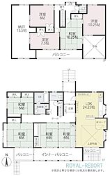 クールリーフ軽井沢 8SLDKの間取り