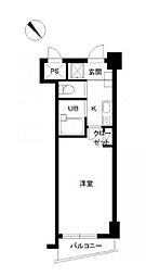 東京メトロ有楽町線 護国寺駅 徒歩11分の賃貸マンション 5階1Kの間取り