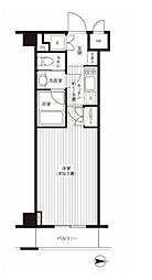 東京メトロ副都心線 東新宿駅 徒歩5分の賃貸マンション 4階1Kの間取り