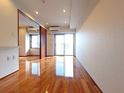 東京メトロ日比谷線 広尾駅 徒歩10分の賃貸マンション 9階1LDKのリビング/ダイニング