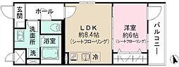 東京メトロ東西線 高田馬場駅 徒歩4分の賃貸マンション 3階1LDKの間取り