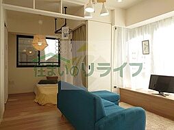 JR山手線 恵比寿駅 徒歩9分の賃貸マンション 7階1LDKのリビング/ダイニング