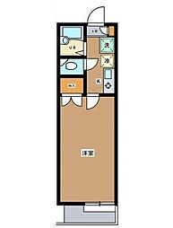 JR山手線 渋谷駅 徒歩9分の賃貸アパート 2階1Kの間取り