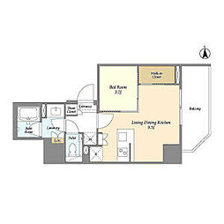 間取図画像 1LDK
