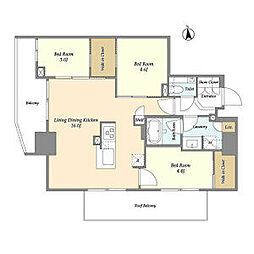 間取図画像 3LDK