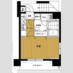 Phoenix南麻布 1Kの間取図画像