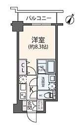 渋谷区代々木1丁目マンション 1Kの間取図画像