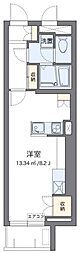 アルバーロ原宿 ワンルームの間取図画像