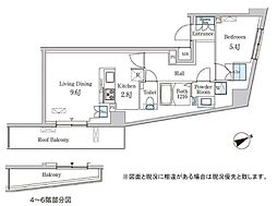 primalead南青山 1LDKの間取図画像