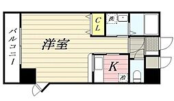 JR山手線 恵比寿駅 徒歩2分の賃貸マンション 4階1Kの間取り