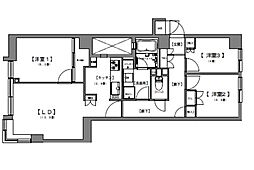 東京メトロ副都心線 西早稲田駅 徒歩7分の賃貸マンション 1階3LDKの間取り