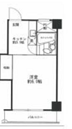 東京ベイビュウ 1LKの間取図画像