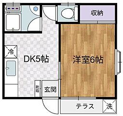 間取図画像 1DK