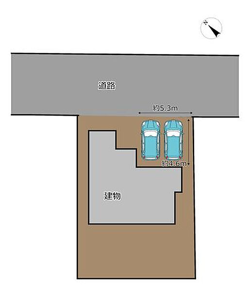 【現況販売】区画図です。
