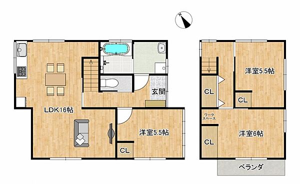 間取り：342000014629