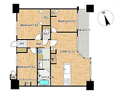 間取図画像 3LDK