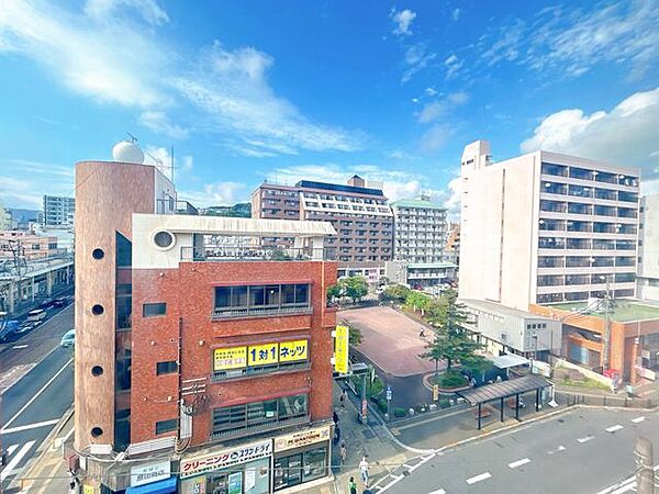 物件外廊下からの眺望です。