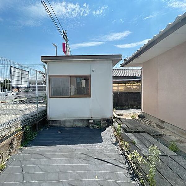 附属建物（物置）です。