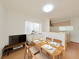 合志市幾久富　戸建て 4LDKのリビング/ダイニング