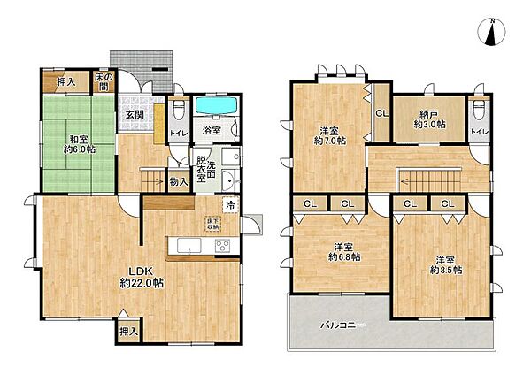 間取り：321000077252