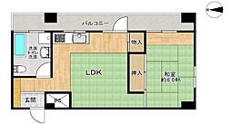 メゾンファミール岐阜 1LDKの間取図画像