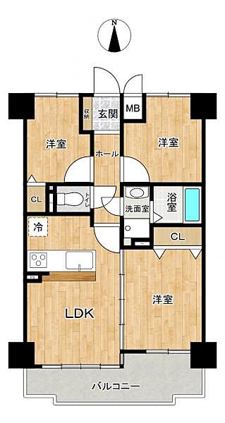 間取りを拡大表示