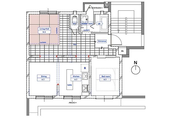 間取り：326000221377