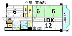間取図画像 3LDK