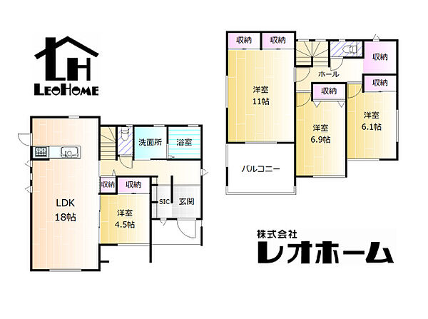 間取りを拡大表示