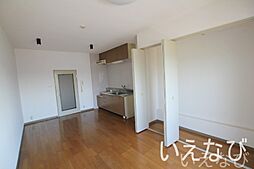 岡山電気軌道清輝橋線 清輝橋駅 徒歩18分の賃貸マンション 4階ワンルームのリビング/ダイニング