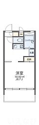 レオパレスソレーユ青江第一 1Kの間取図画像